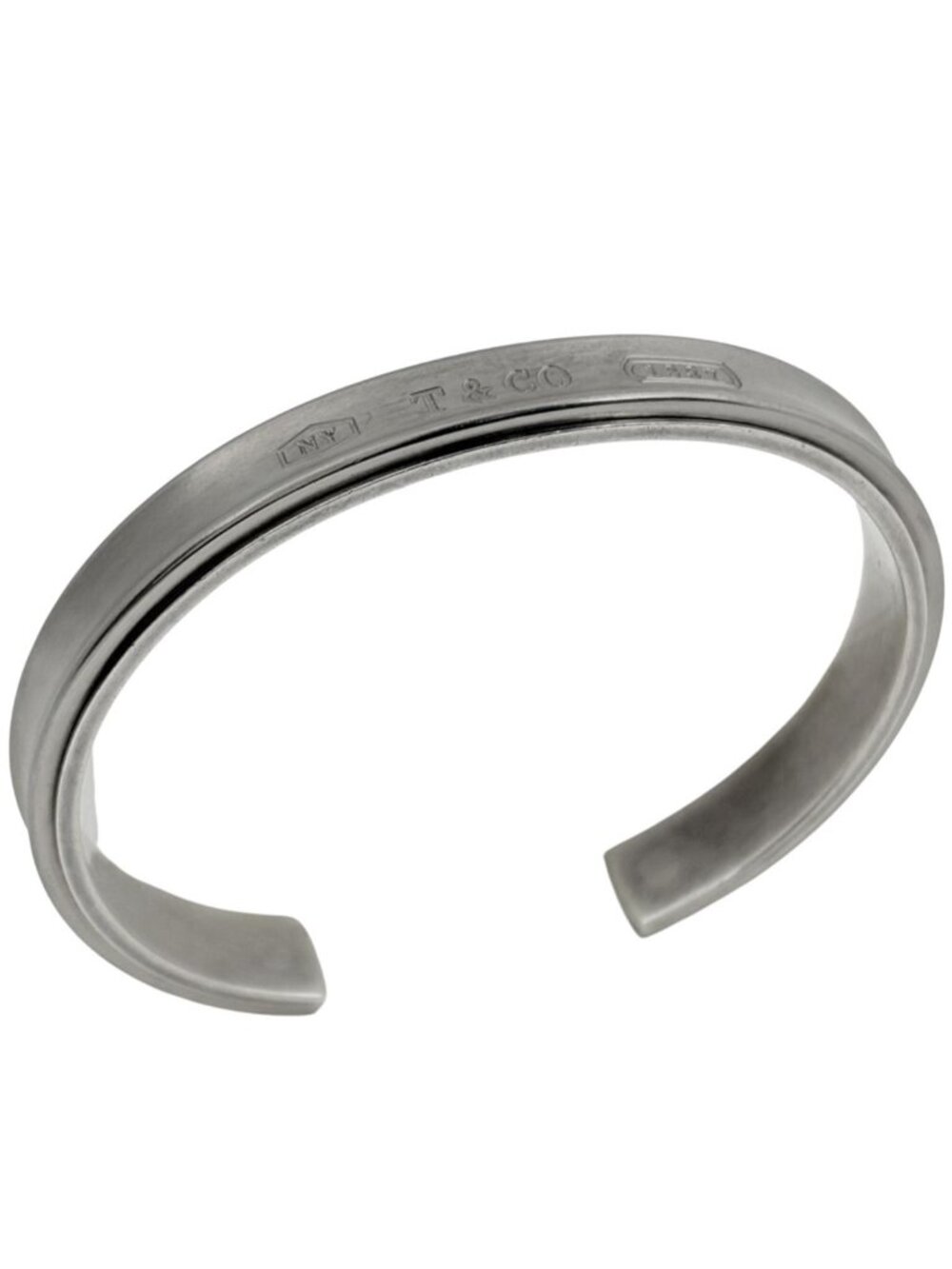 Tiffany & Co Bangle 1837 Bracelet 925 Sterling Silver